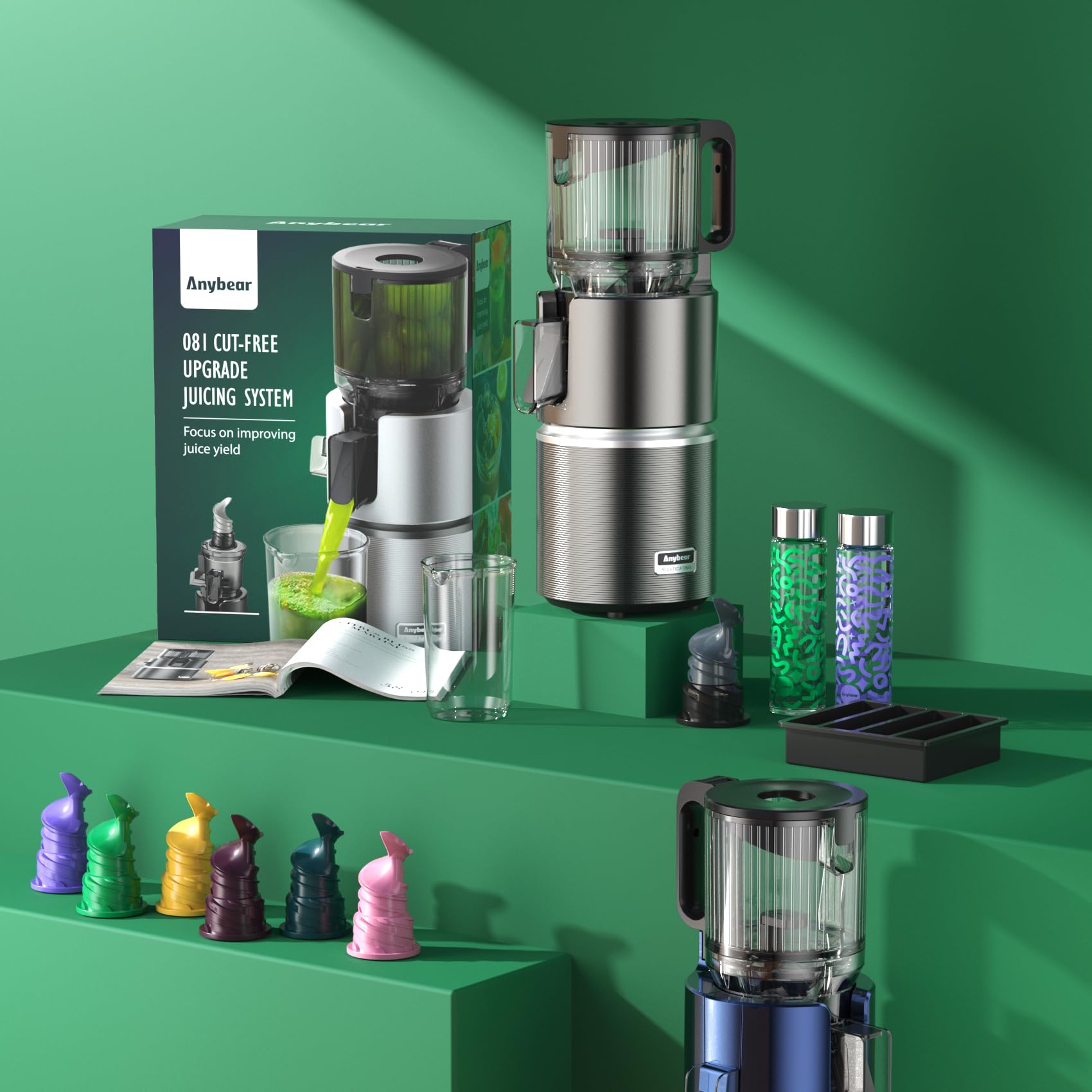 Anybear compact, quiet operation fits small kitchens without disruption.