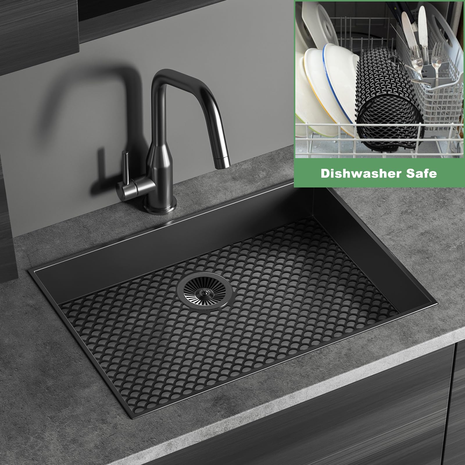 ANYEEK bottom protection safeguards stainless steel sink surface