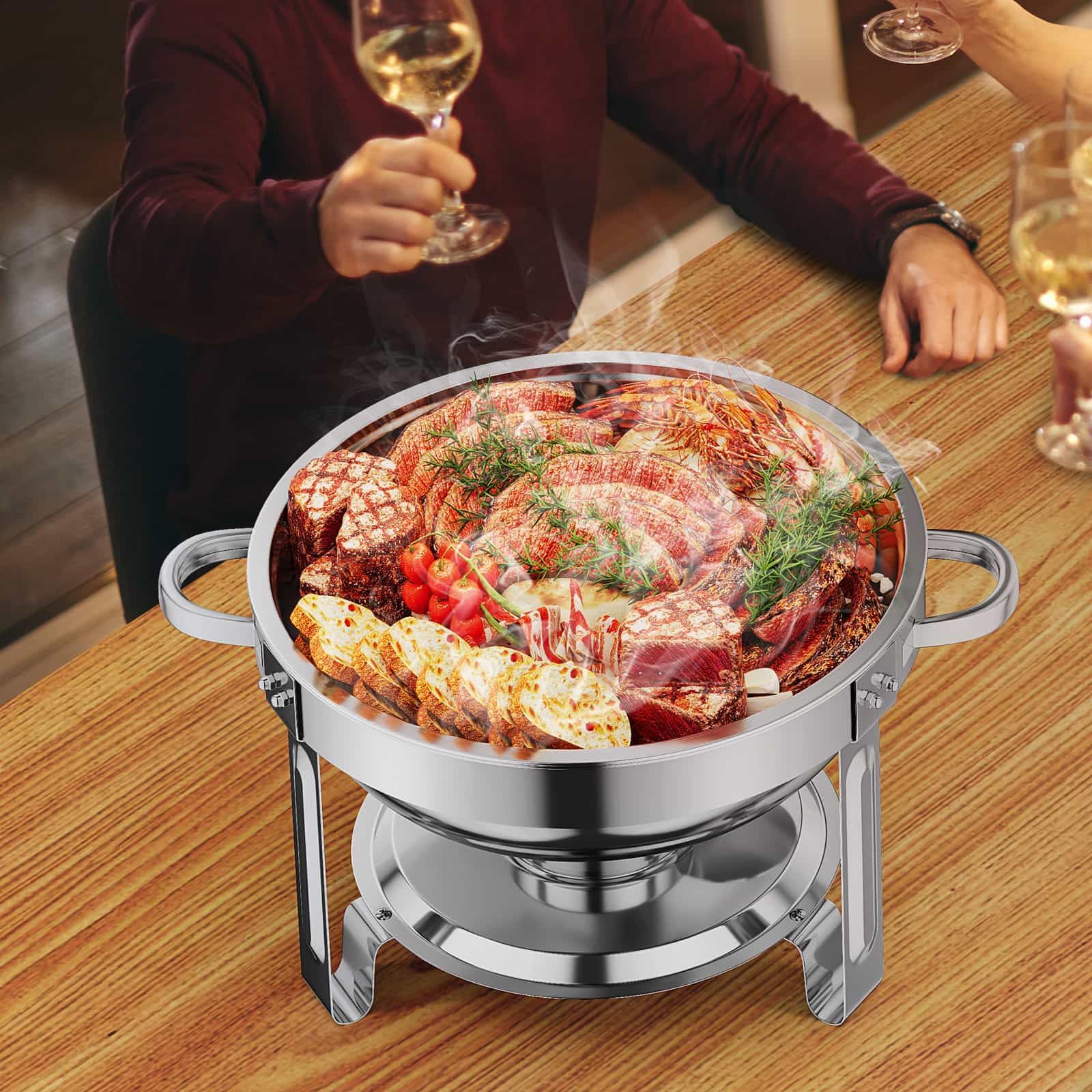 Anycoo food-grade stainless steel construction resists rust
