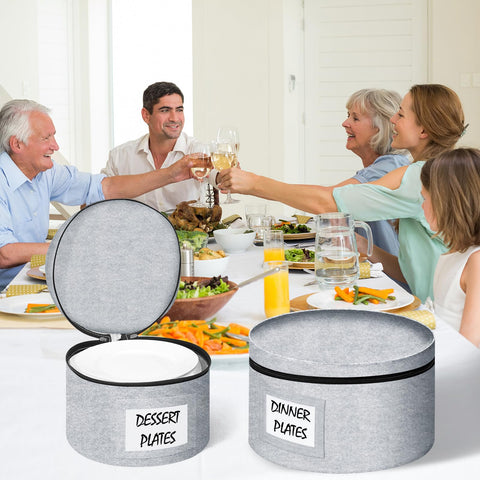 Anycosy dish storage hard-shell case shields glassware during transport.