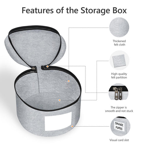 Anycosy stackable moving box saves space and keeps contents organized.