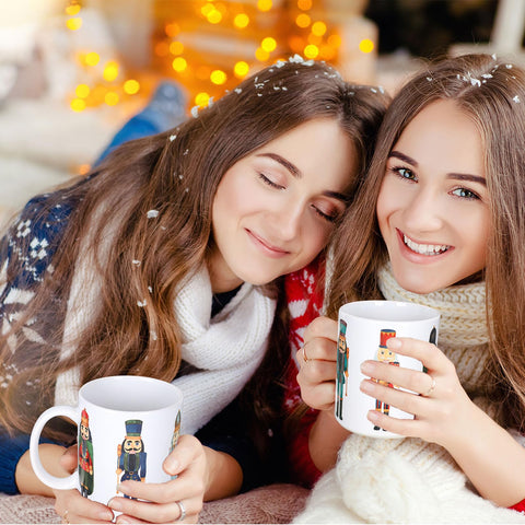 AnyDesign holiday-themed ceramic mugs as charming gifts and home decor