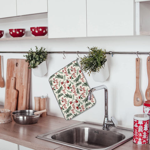 AnyDesign dish drying mat countertop protector guards surfaces from moisture.