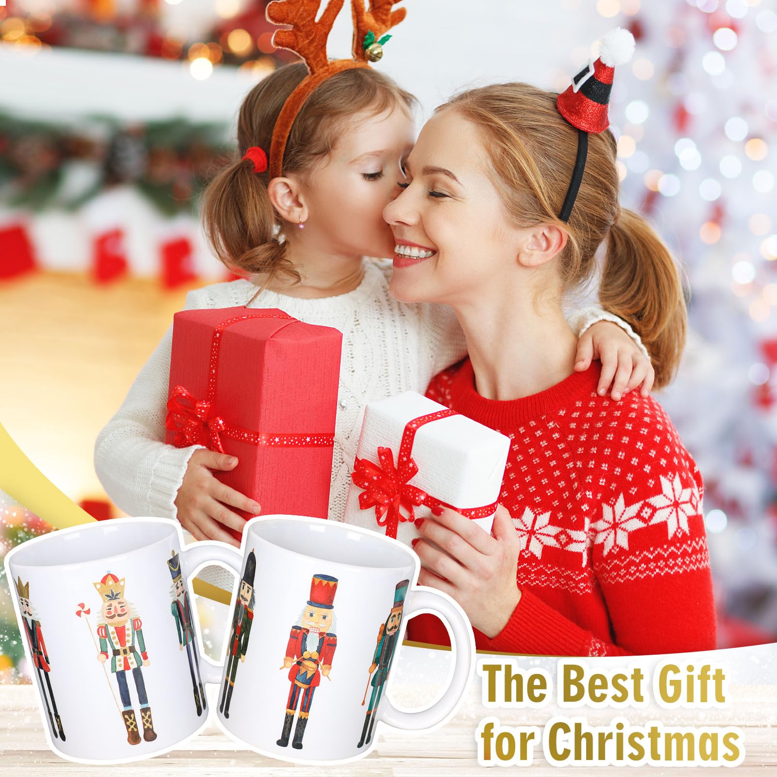 AnyDesign gift-ready mug set for family and friends