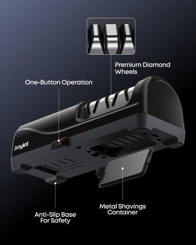 Anylot beginner-friendly sharpener enables easy maintenance at home.