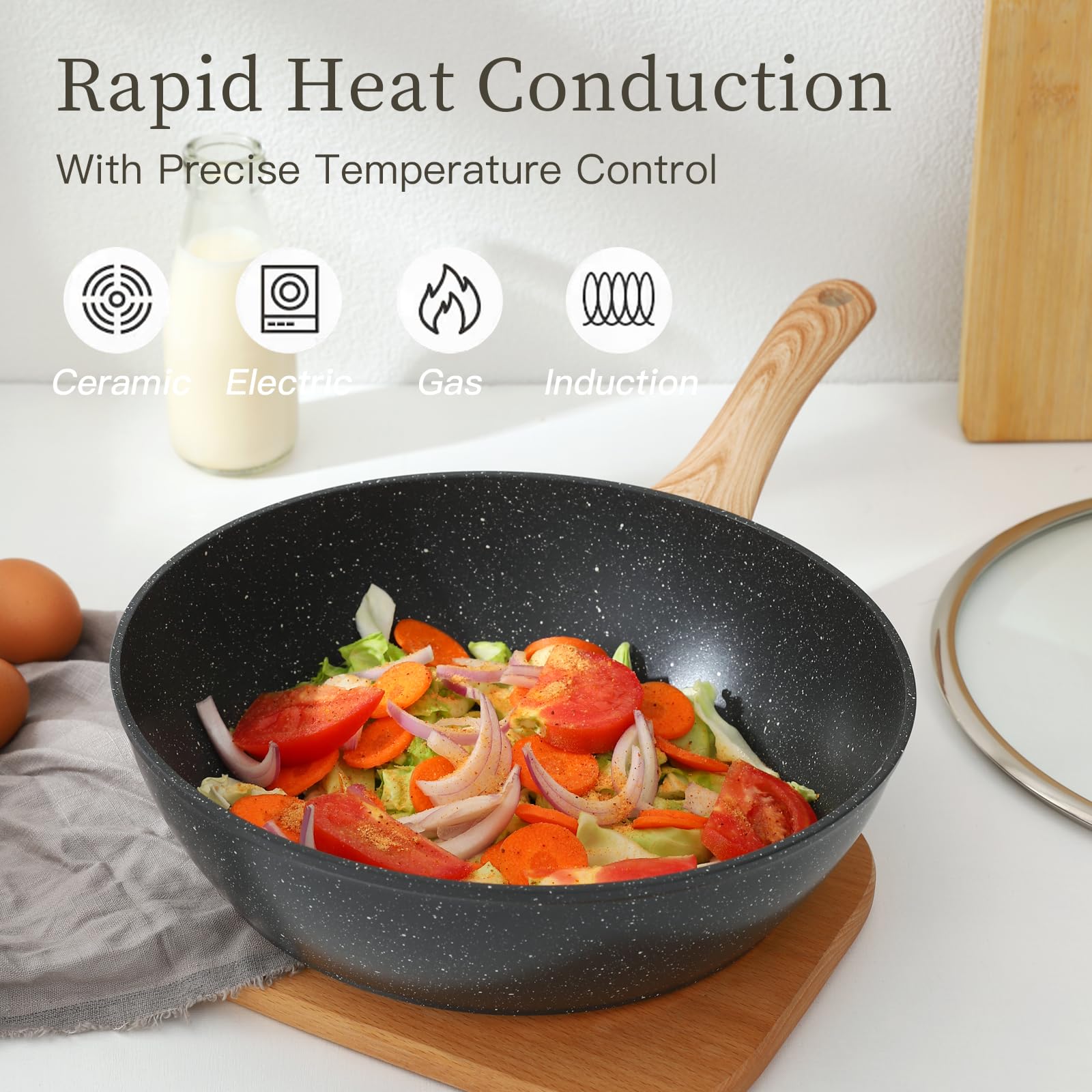Anymark reusable pot protectors prevent surface scratches during storage.