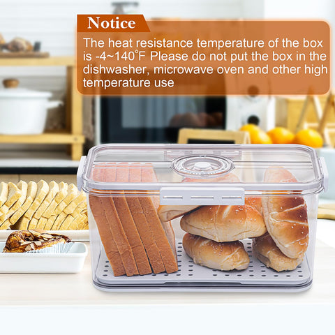 ANYPROLUS bread box drain tray keeps surface moisture in check.