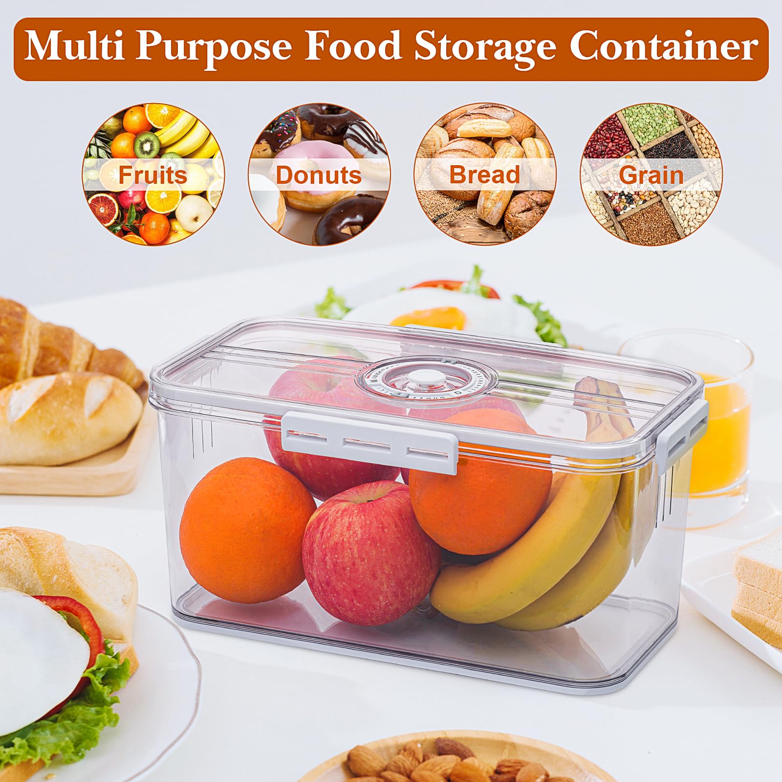 ANYPROLUS bread box kitchen organizer adds tidy counter storage.