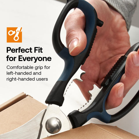 AnySharp 5-in-1 scissors with soft-grip handle for comfort