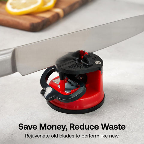 AnySharp Editions hardened steel compatibility ensures durable sharpening for tough blades.