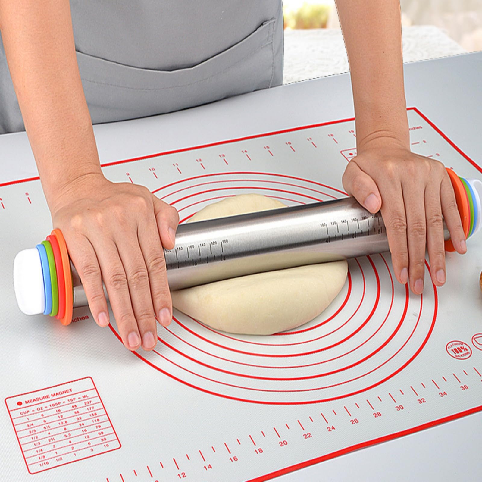 AOAONIU dough-rolling setup suitable for pizza and pasta