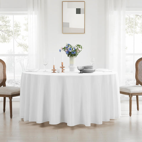 Aocoz round tablecloth multipurpose use for parties, weddings, and crafts