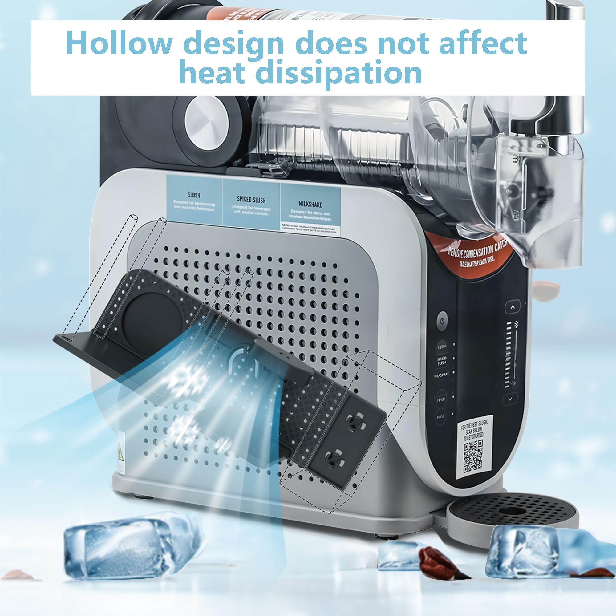 AODPWEN side-mount design integrates with Ninja machine and keeps essentials accessible.