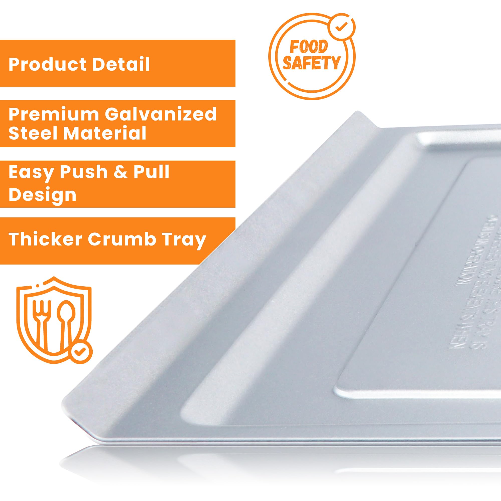 AODPWEN easy-clean Teflon liners support fast cleanup after cooking.