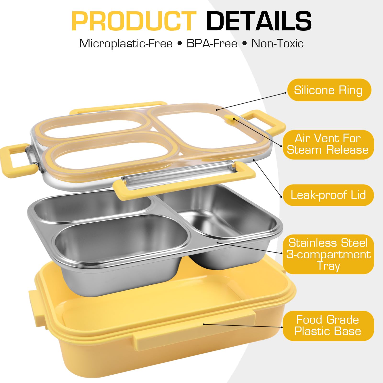 AOEDEO 304 stainless steel body resists rust and odors in daily use.