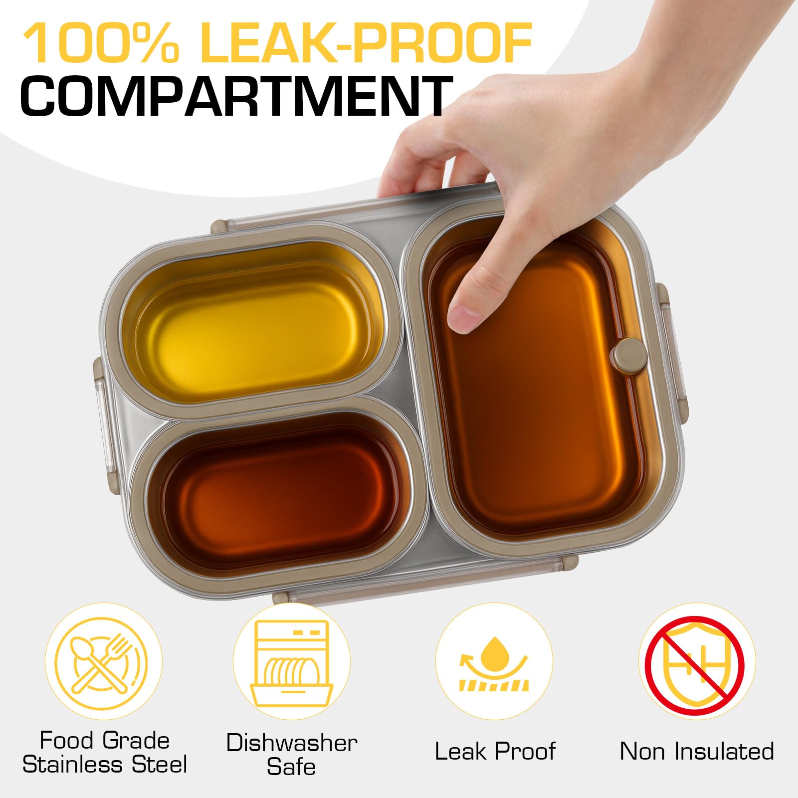 AOEDEO 304 stainless steel construction resists odors while preserving fresh flavors.