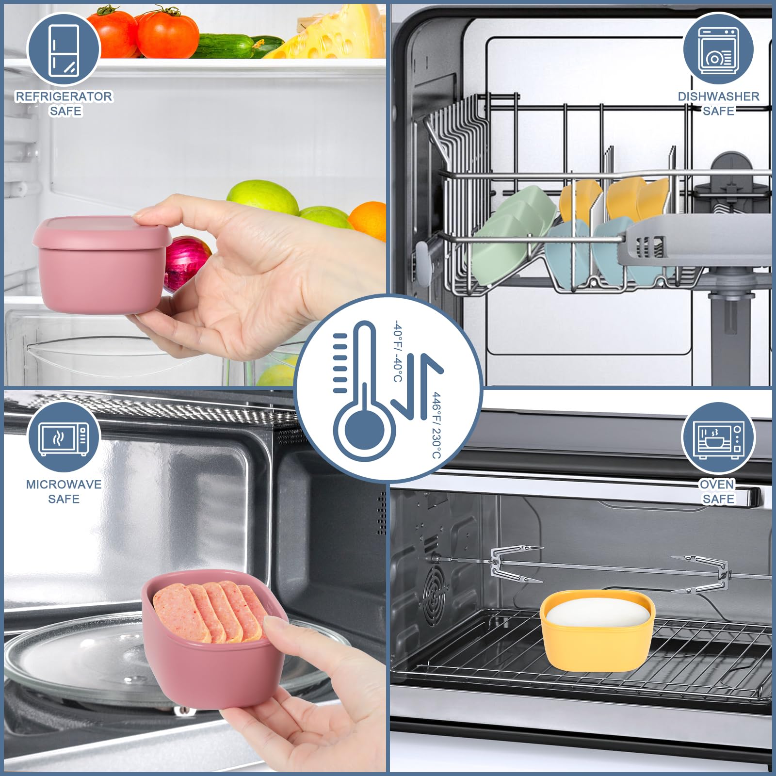 AOEDEO kid-friendly lunch containers simplify school meals and mess-free packing