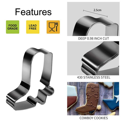 Aoerfes longhorn cookie cutters deliver precise shapes and edges.