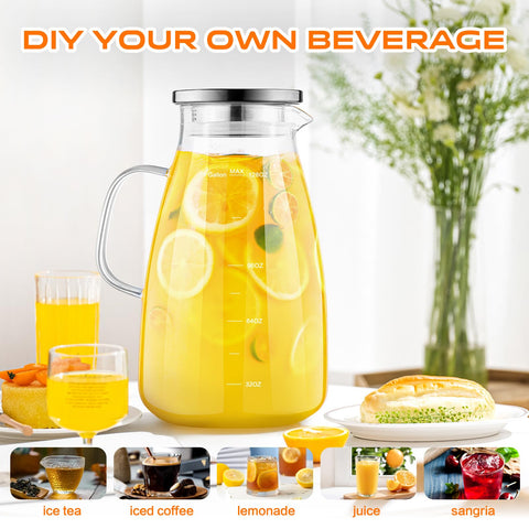 Aofmee hot and cold beverages capability with borosilicate glass.