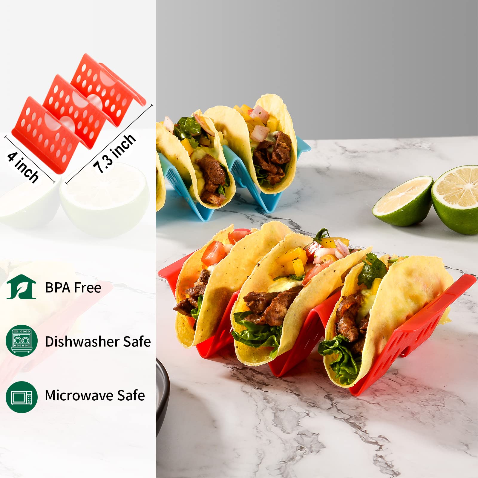 Aofure taco bar setup ideal for parties and picnics.