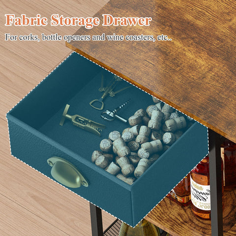 Aokitsink liquor cabinet large desktop offers extra prep space