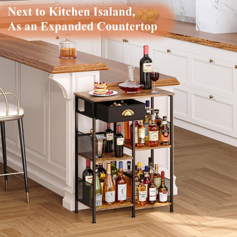 Aokitsink liquor cabinet multi functional use for bars or kitchens