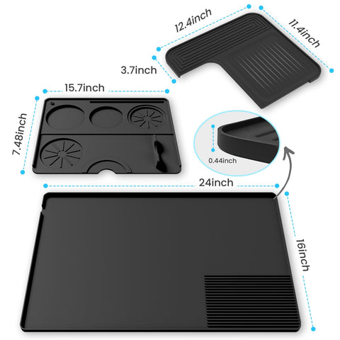 Aolaike silicone mat is dishwasher-safe for easy cleanup.