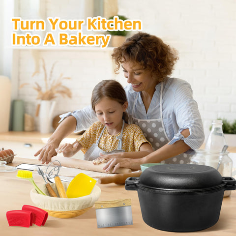 Aollewoiti dough whisk and scraper speed prep and cleanup.