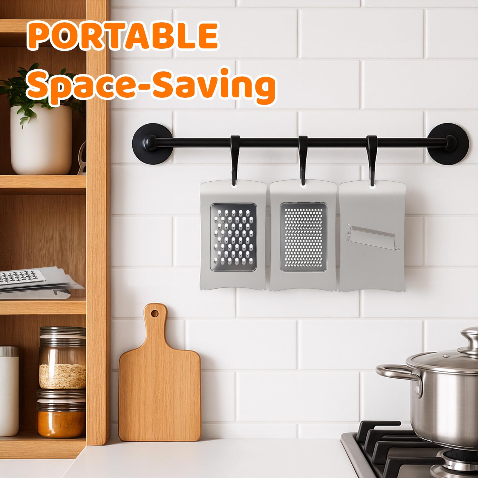 Aolzg convenient hanging hole enables space-saving storage.
