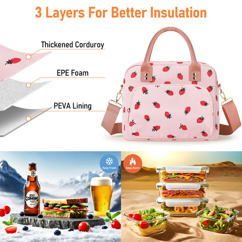 Front zipper and back pocket organize essentials