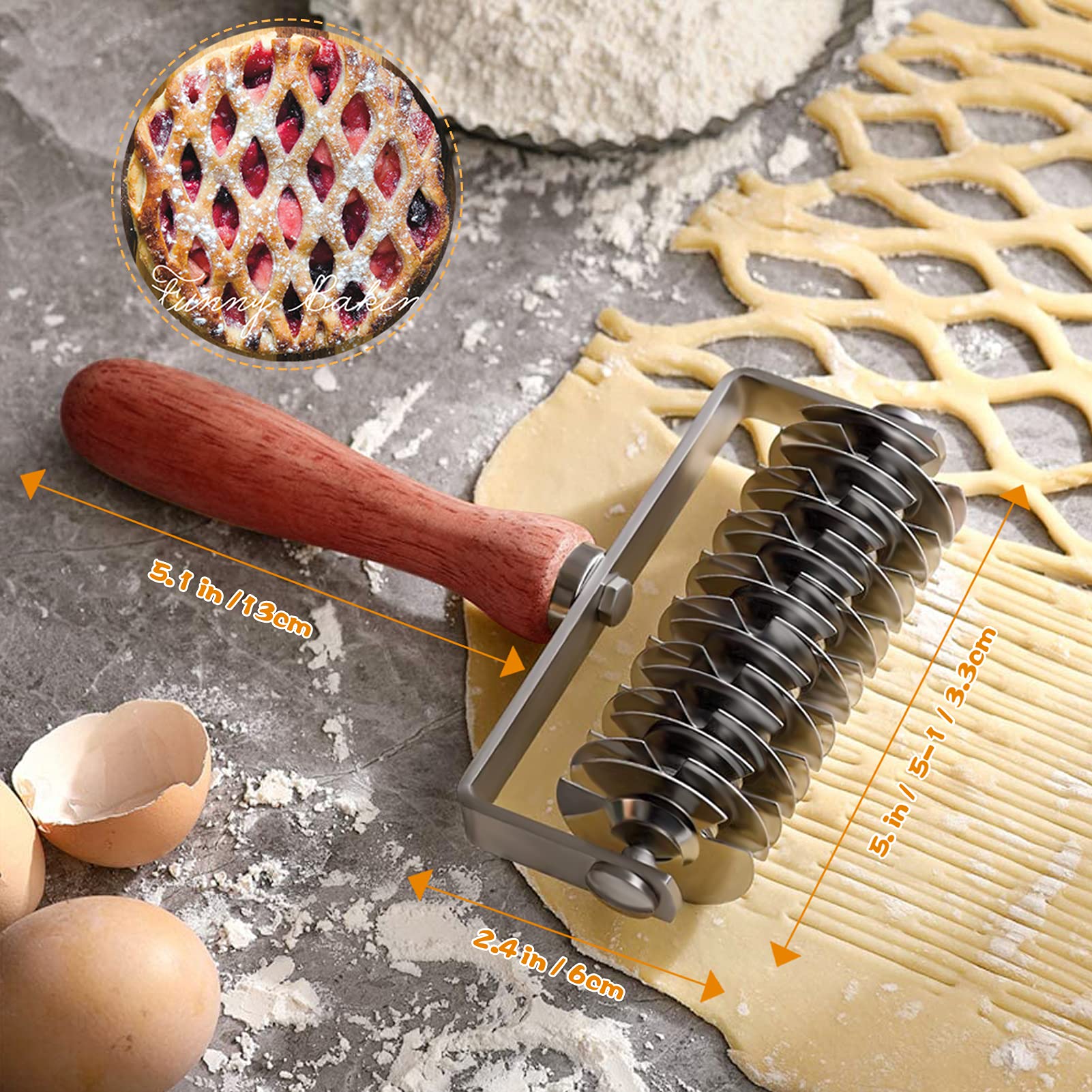 Aonagi sturdy blades ensure clean cuts and minimal dough handling for pastry lovers.