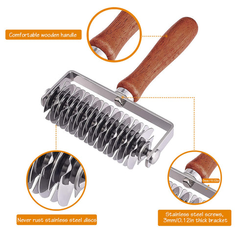 Aonagi wooden handle design provides comfortable grip during extended rolling sessions.
