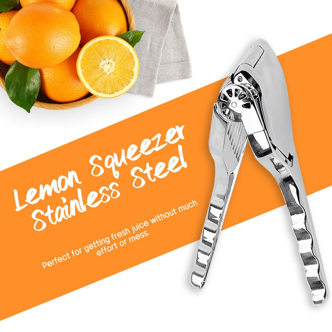 Aoocan citrus juicer handles lime, orange, and grapefruit with ease.