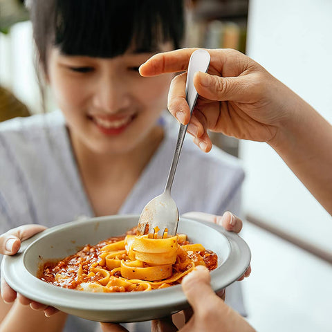 AOOSY serving fork ideal for carving platters and easy portioning.