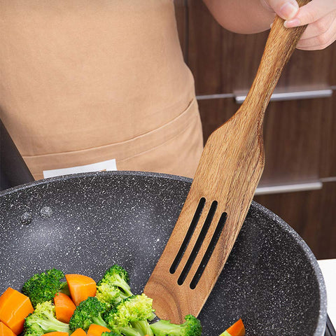 AOOSY utensils being hand-washed emphasizes gentle cleaning and longevity.