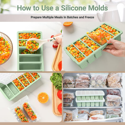 Aopigavi oven and dishwasher-safe silicone trays.
