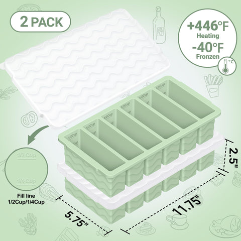 Aopigavi two-trays twelve-portion setup for easy meal prep.