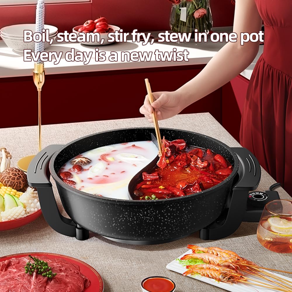 AORAN 6L die cast aluminum body provides durable construction and even heat distribution.