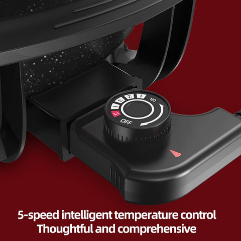 AORAN 6L smokeless design reduces kitchen fumes during cooking.