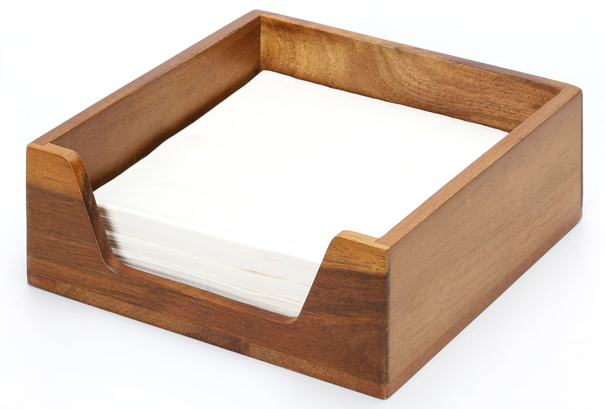 Aoravvik napkin holder with side opening for easy one-napkin access