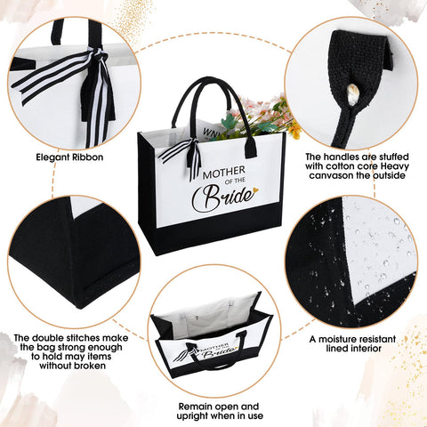 Aoriher tote bag interior with zipper pouch for phones and keys