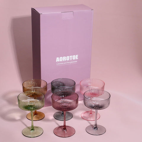 Safe pearl cotton packaging protects AOROTOE glasses during shipping.