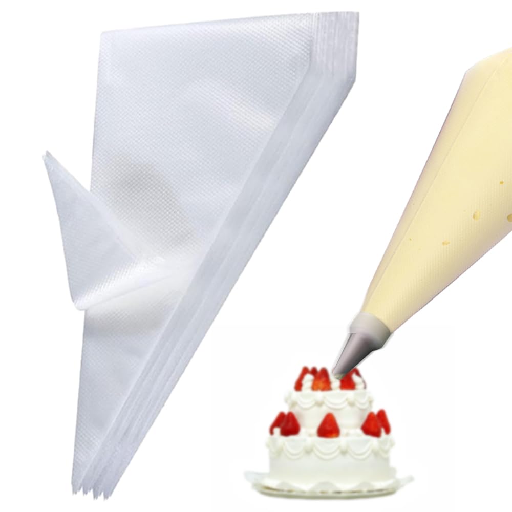 AOSHIDINGSHUO 100-pack piping bags enable quick setup and mess-free disposal.