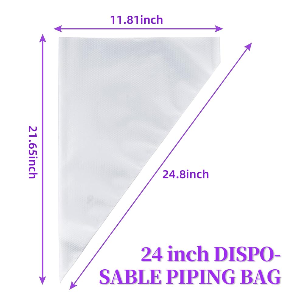 AOSHIDINGSHUO frosting bags ideal for decorating cakes, cupcakes, and cookies.