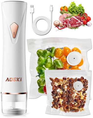 AOSKI compact handheld vacuum sealer for quick on-the-go freshness.