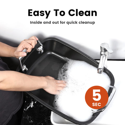 AOTASO dishwasher-safe pan simplifies post-meal cleanup
