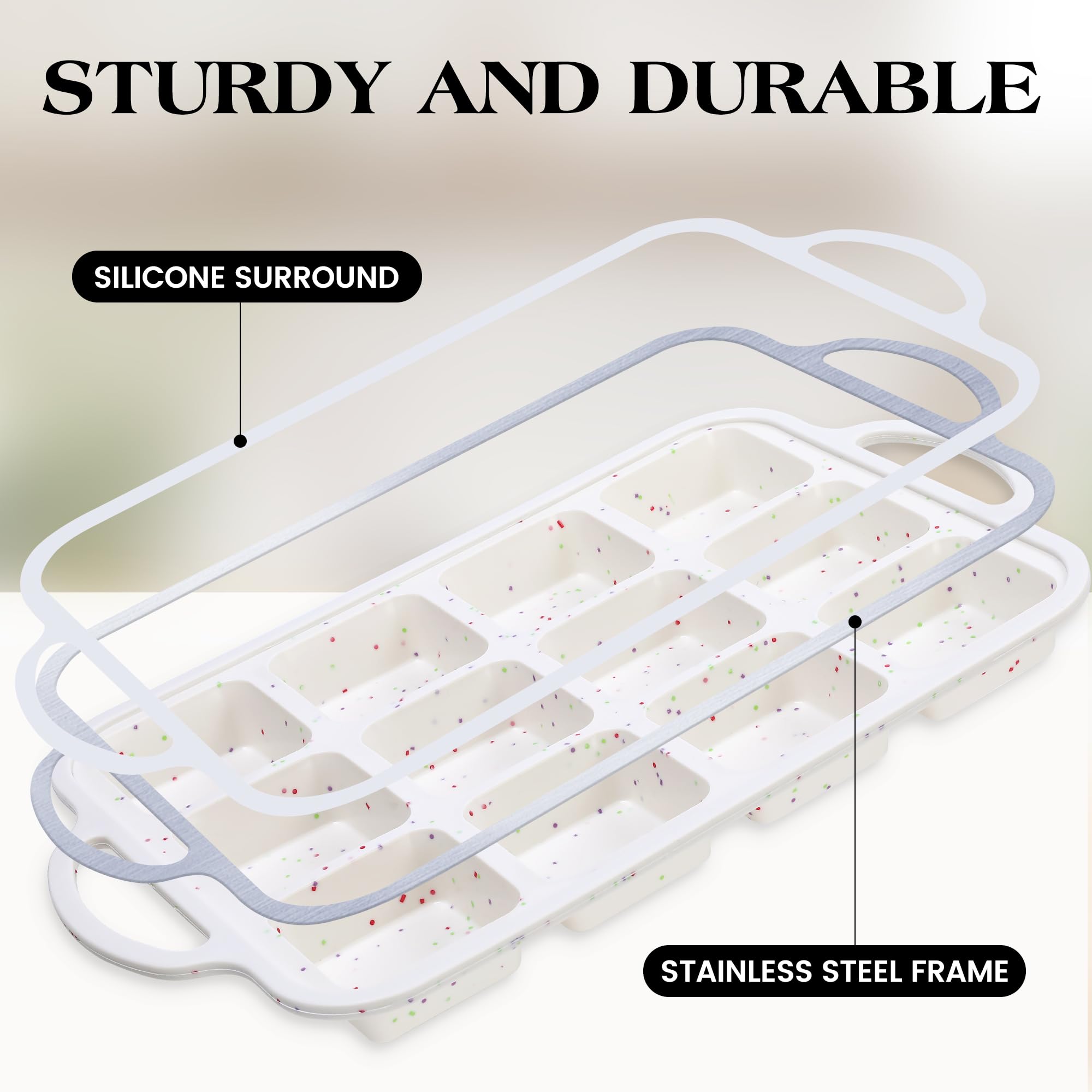 AOTASO cream metal-frame detail showing stability during baking