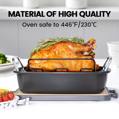 AOTASO removable U-shaped rack elevates food for healthier drainage