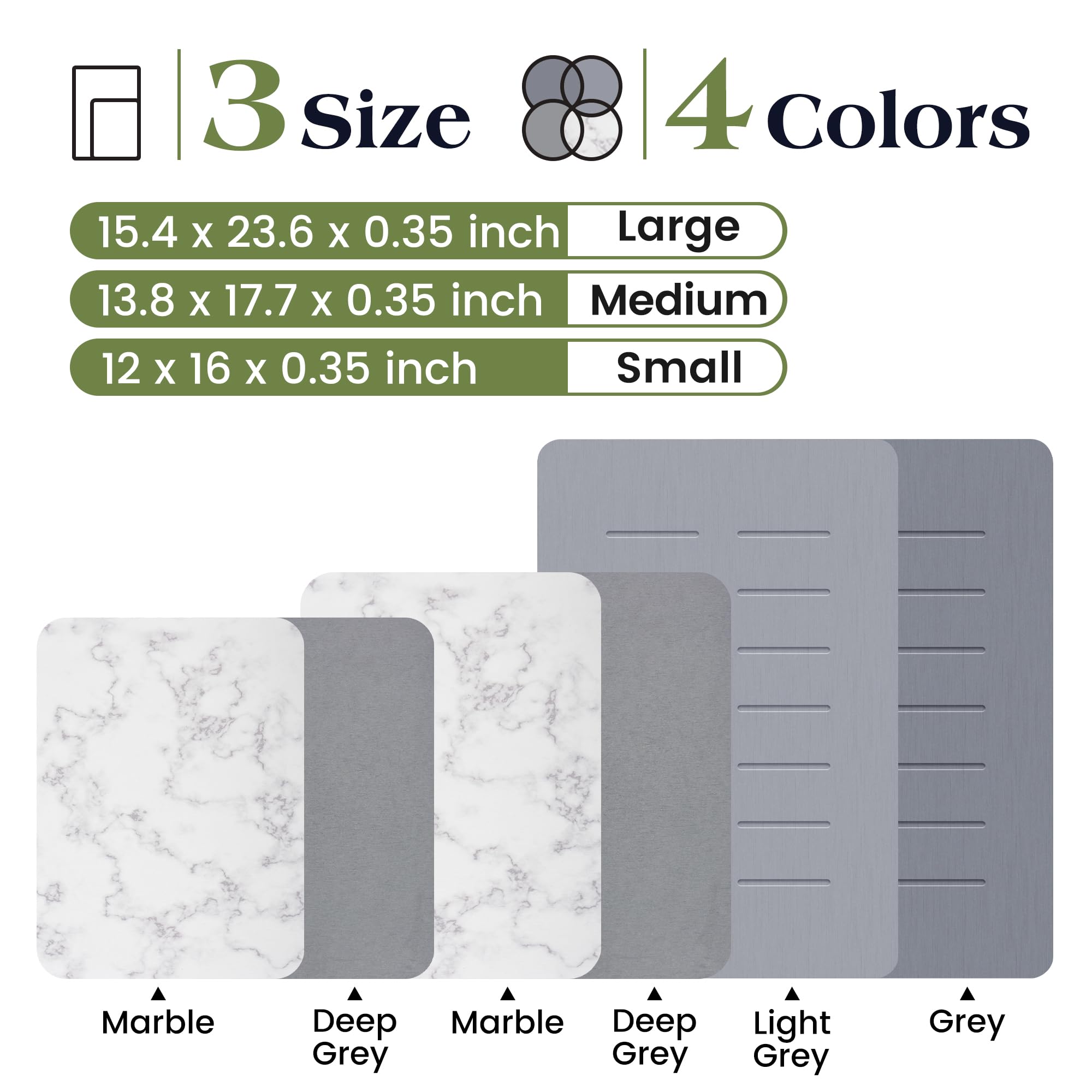 AOTASO versatile stone mat doubles as a heat-safe surface