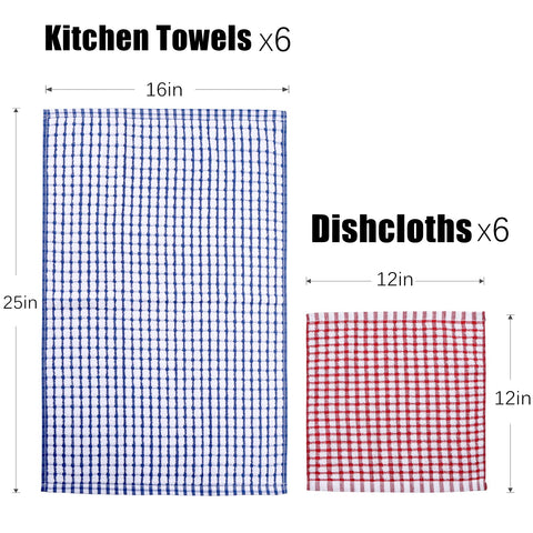 AOTBAT 16 x 25 inch towels ready for drying dishes and hands